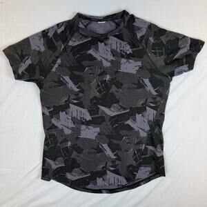 Gymshark Men’s Camo Performance T-Shirt Short Sleeve Athletic Tee Large